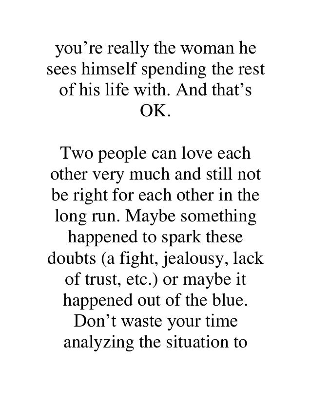 Why do women pull away Why do women pull away